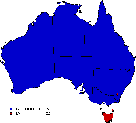 australia legislative election 1996
