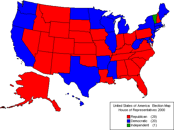 United States Map Election