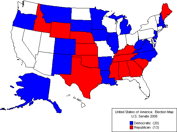 Election Usa Map 2008